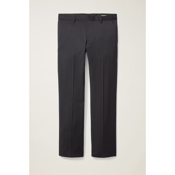 Bonobos Jetsetter Wool Dress Pant Mens Charcoal SZ 35 Tailored Fit UNF NEW - Picture 6 of 7